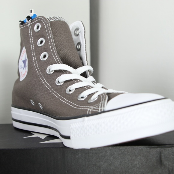 Converse Classic Charcoal Gray All Star High Tops - Picture 4 of 7